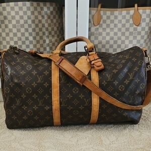 Louis Vuitton Monogram Keepall Bandouliere 50 w/COA